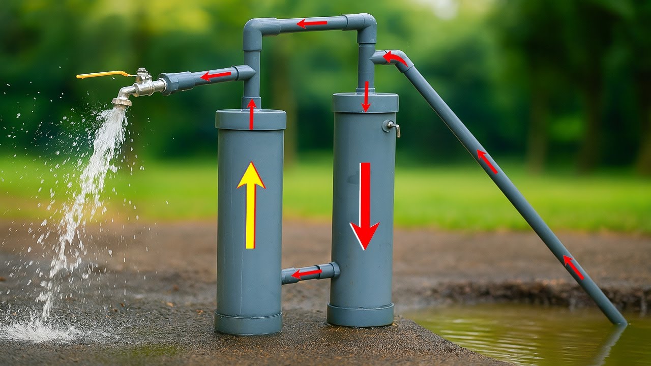 Водяной насос с неограниченным сроком службы, работающий без электричества, который меняет все ваши