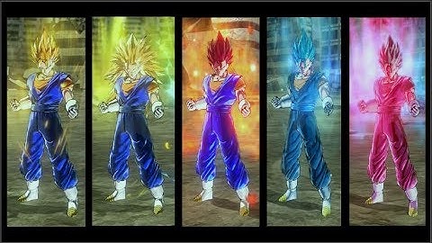 Vegito Super Saiyan Transformations - Dragon Ball Xenoverse 2 Mods