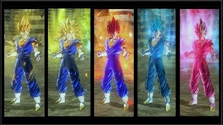 Vegito Super Saiyan Transformations - Dragon Ball Xenoverse 2 Mods