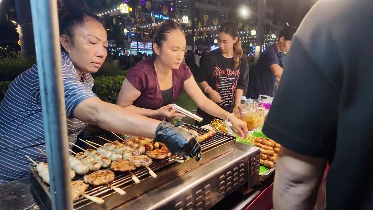Amazing Cambodia Street Food 2026 Collection, Phnom Penh Walking Street Night View #987