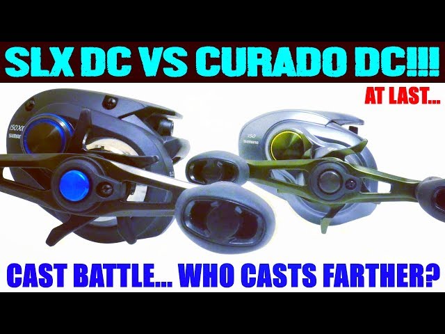 SHIMANO SLX DC VS CURADO DC CAST BATTLE AT LAST!!! WHO REALLY CASTS  FARTHER? 