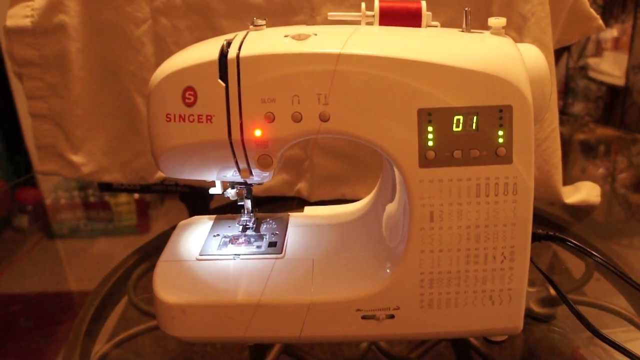 HOW TO THREAD A SINGER SEWING MACHINE ELECTRONIC 4166 TUTORIAL - YouTube