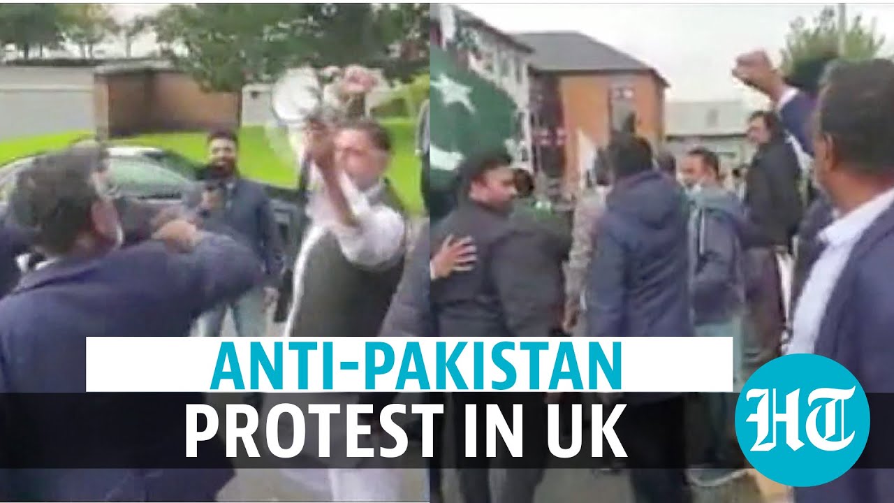 Watch Anti-Pak protest in UK