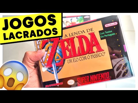 ABRINDO JOGOS DE SUPER NINTENDO LACRADOS - Unboxing JOGOS SNES LACRADOS