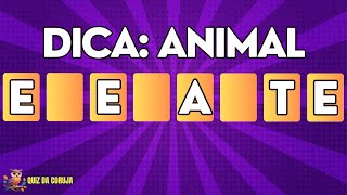 Complete as Palavras com letras faltando | Tema Animais 🦉🐘 screenshot 4