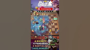 4 DIVINITY 4 PANDAMAN 4 MARTIALIST JADE GENERAL #autochess #dota2autochess #teamfighttactics #shorts