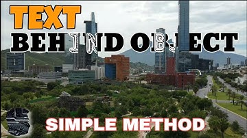 Text Behind Object Simple Method || Kinemaster