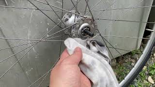 自転車のハブベアリングのグリスアップをしました