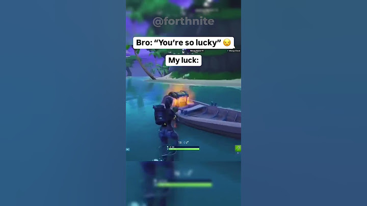 My Luck In Any Game I Play! (@forthnite)