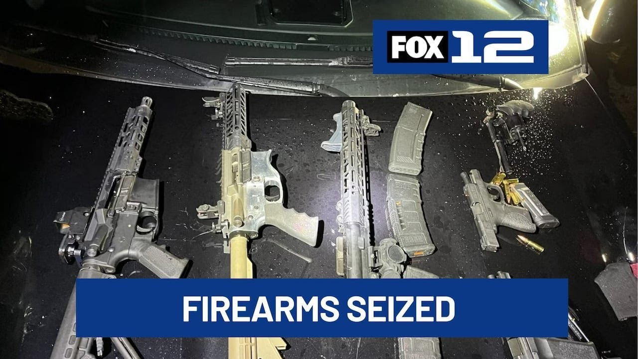 Police: Convicted felon arrested after firearms, drugs found in crashed car in Portland