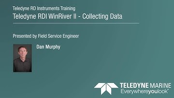 Teledyne RDI WinRiver II - Collecting Data