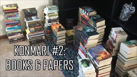 Konmari De-Cluttering | Part 2: Books & Papers