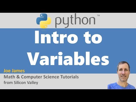 Python: Intro to Python Variables - YouTube