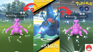 ✨SHINY MEGA HERACROSS✨RAID DAY in Pokemon Go!