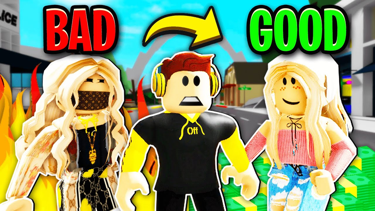 Bad Girlfriend VS Good Girlfriend In Roblox Brookhaven.. 😡😇
