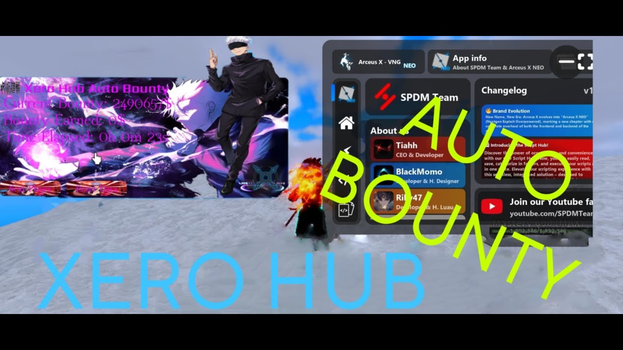 [FREE] Blox Fruits Script | Auto Bounty (Xero Hub) - Showcase - YouTube