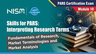 Module 10 - Skills for PARS — Interpreting Research Terms | PARS Certification Exam