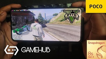 💥 GTA 5 on Android? | POCO F6 GameHub Performance Test