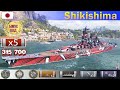 ✔ 510мм Щемитесь все! Линкор "Shikishima" X уровень Япония | [ WoWS ] World of WarShips REPLAYS