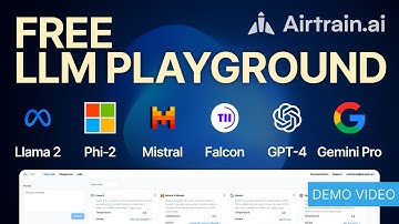 Free LLM playground | Claude 3, Gemma, Llama 2, Phi-2, Mistral, GPT-4, Gemini | Airtrain.ai