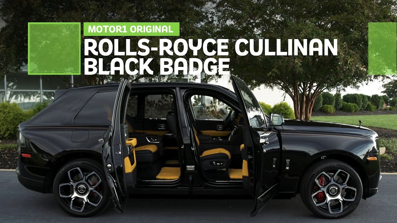 2020 Rolls Royce Cullinan Black Badge First Look