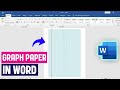 How to Get Graph Paper in Word