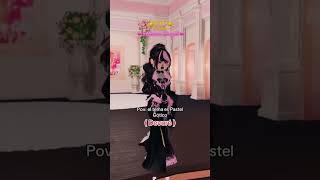 TEMA PASTEL GOTICO EN DRESS TO IMPRESS  #roblox