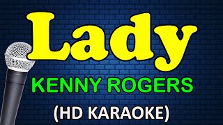 Video thumbnail of "LADY - Kenny Rogers (HD Karaoke)"