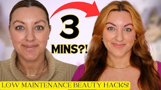 HOW TO CHEAT AT BEING LOW MAINTENANCE! Get Glam in UNDER 5 MINUTES?