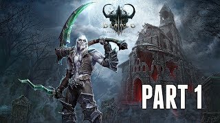 Diablo 3 Necromancer Campaign Walkthrough Part 1 - New Class & Intro (PS4 Pro Gameplay)