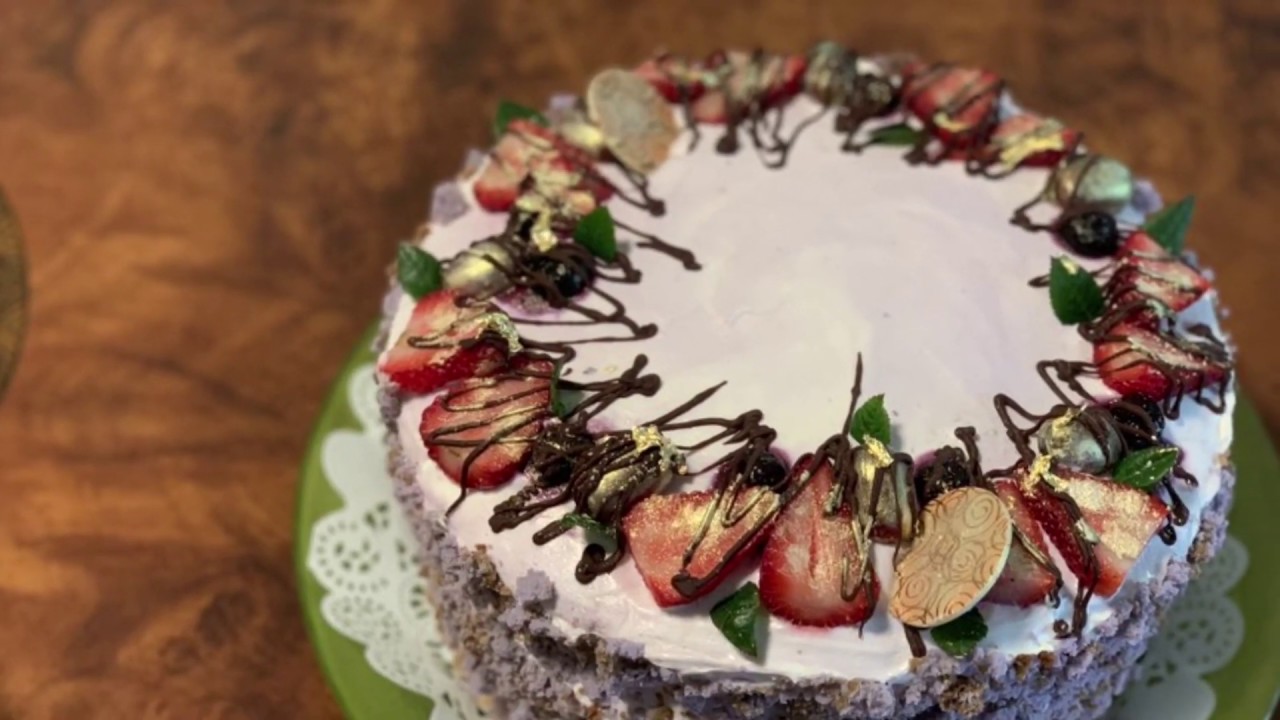 Very Berry Cake 🍰 // Торт с ягодами  «сиренька» 🍇