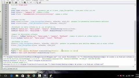 Cifrando datos con rc4  Encrypting data with RC4