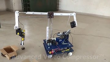 IoT Project || Pick and place material handling Robot controlled by IoT