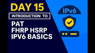 PAT, FHRP HSRP, IPv6 Basics