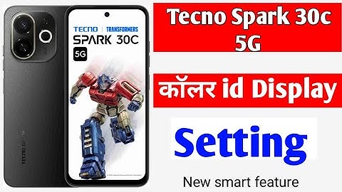 Tecno spark 30c 5g caller ID display setting | how to change display caller id in tecno spark go 1