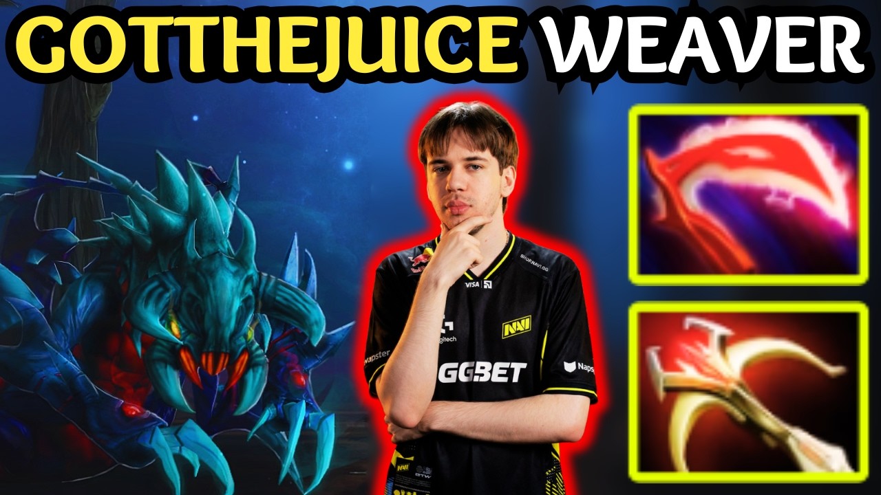 🔥 Gotthejuice WEAVER Carry — Max Damage vs Tundra Esports 🔥 Dota 2 Gameplay