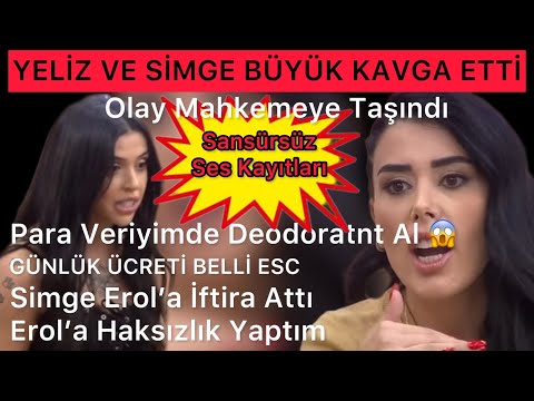 Yeliz Ve Simge Büyük Kavga. Olay Mahkemeye Taşındı.Diskalifiye Olan 2 Yarışmacı Birbirlerine Girdi