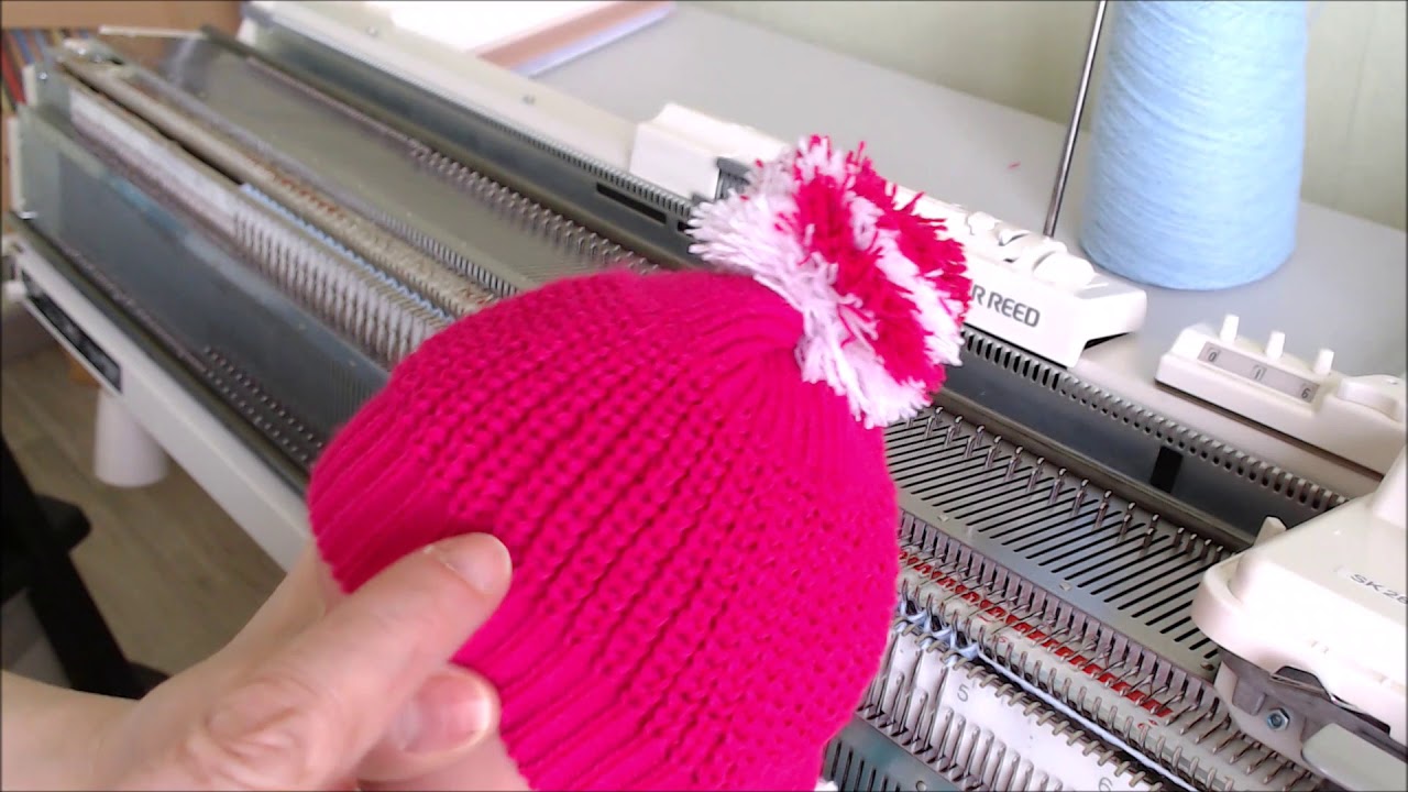 Free Knitting Machine Hat Pattern - Maci Beanie - Whimsy North