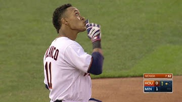 HOU@MIN: Rosario scores on single, error