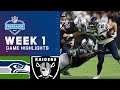 Seattle Seahawks vs. Las Vegas Raiders | Preseason Week 1 2021 NFL Game Highlights