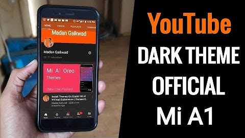 Official Dark Theme In YouTube App On Mi A1/Poco F1 Available