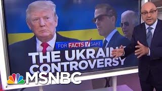 #ForFactsSake: There’s No Evidence Of Wrongdoing Tied To Joe Biden's Son | Velshi & Ruhle | MSNBC