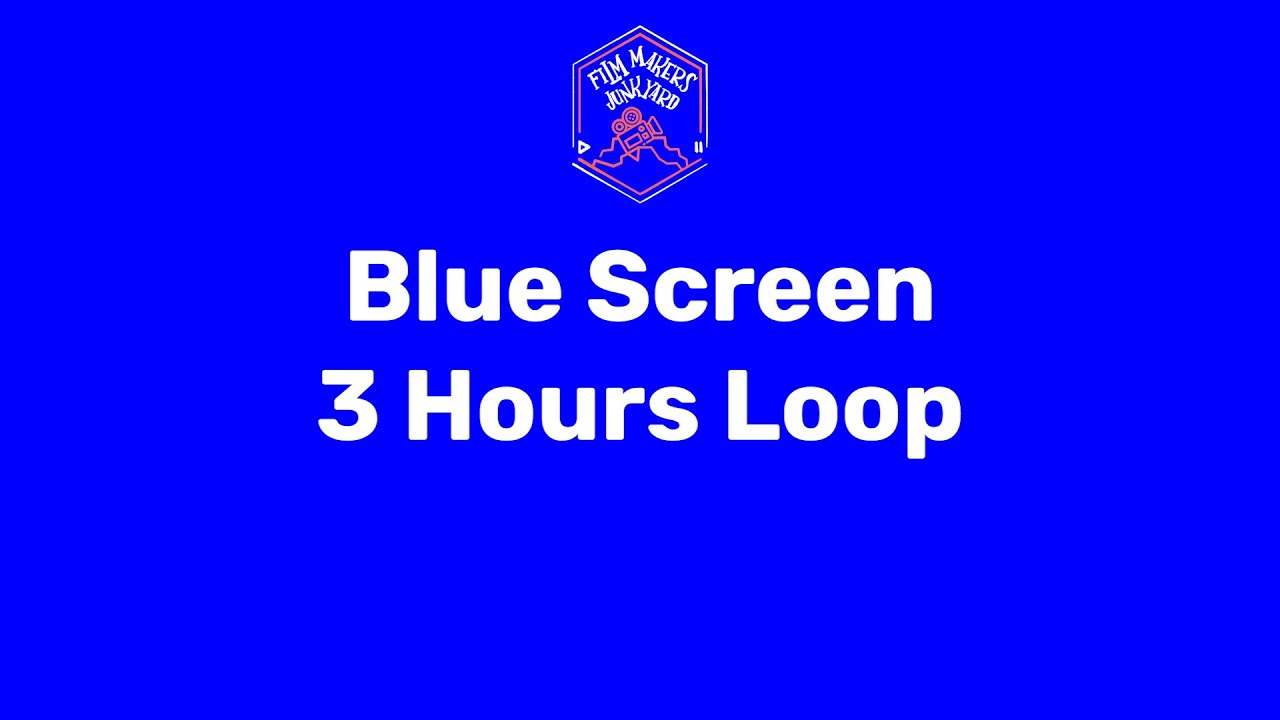 FREE Blue Screen Background for Filmmakers and Video Editors | 3 Hours