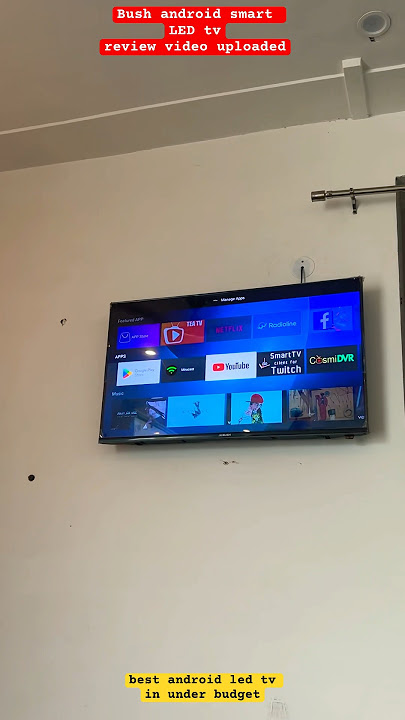 Bush android smart LED tv review video uploaded - under budget #infotechhemu #reels #live