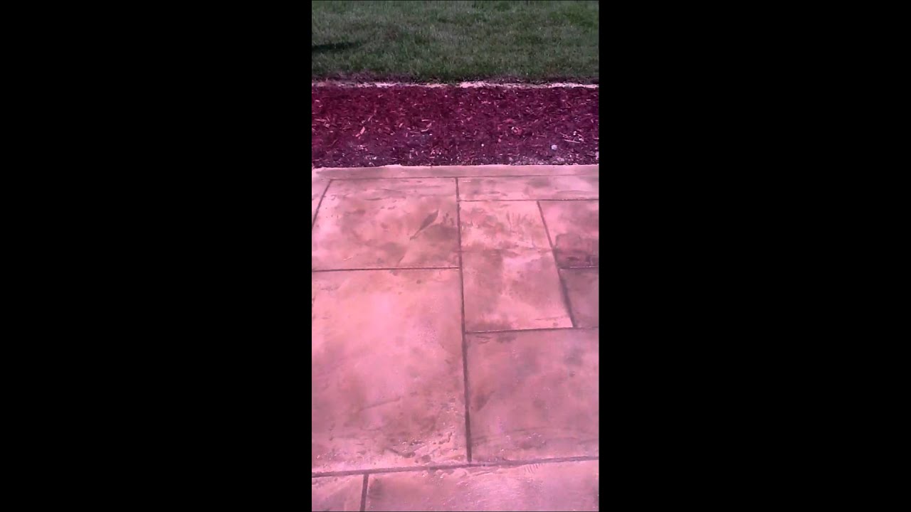 Concrete Overlay on a pool deck