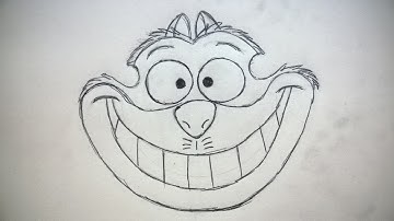 How To Draw The Cheshire Cat From Alice In Wonderland