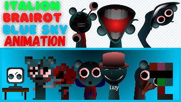 How to make a BUG? Tutorial Sprunki Phase 4, But Everyone Is Blue Sky Animation