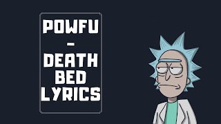 Powfu - Death Bed - Lyrics