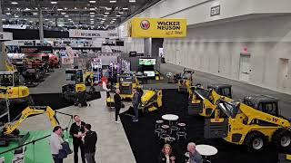 Video still for A View From Above Wacker Neuson's Booth at ConExpo