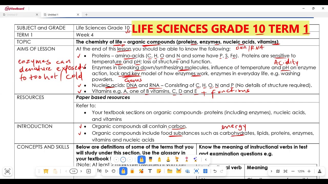 Life Sciences Grade 10 Organic Compounds Term 1 March Exam Questions